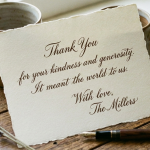 Every Thank You Tells a Story