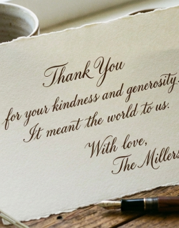 Every Thank You Tells a Story