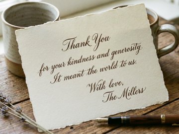 Every Thank You Tells a Story